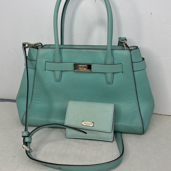 Kate spade card holder wallet in aqua - Picture 7 of 8